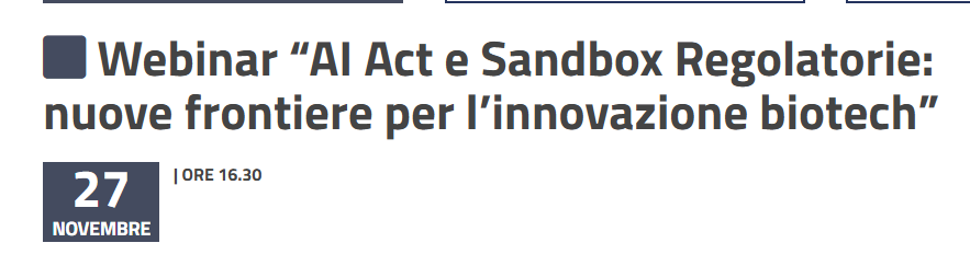 AI Act e Sandbox Regolatorie: nuove frontiere per l’innovazione biotech